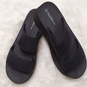 Dolls Kill Black Platform Sandal